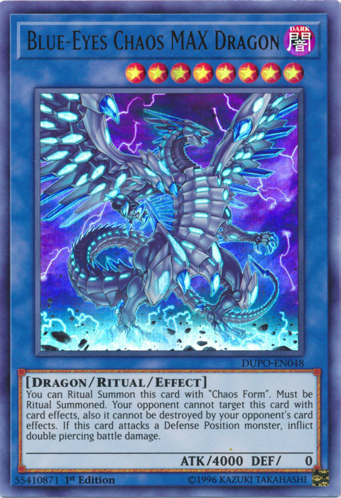 Blue-Eyes Chaos MAX Dragon [DUPO-EN048] Ultra Rare - Duel Kingdom