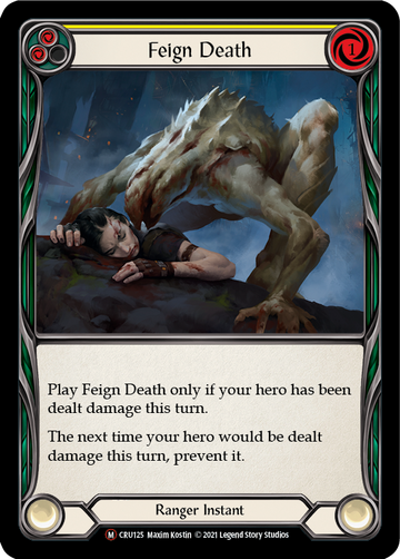 Feign Death (Rainbow Foil) [CRU125-RF] Unlimited Rainbow Foil - Duel Kingdom