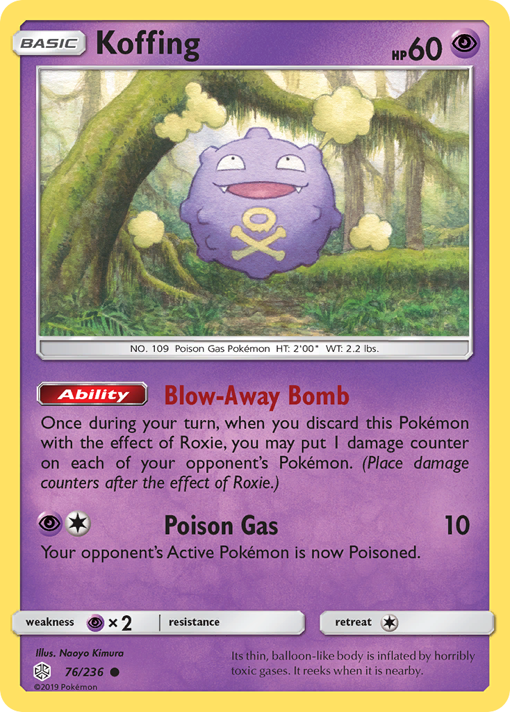 Koffing (76/236) [Sun & Moon: Cosmic Eclipse] - Duel Kingdom