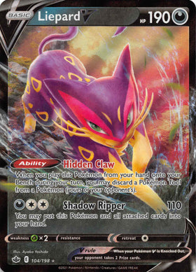 Liepard V  (104/198) [Sword & Shield: Chilling Reign]