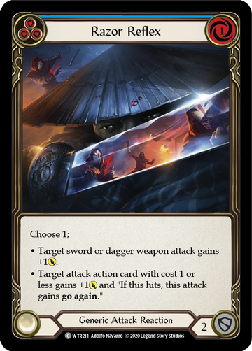 Razor Reflex (Blue) [WTR211] Unlimited Normal - Duel Kingdom