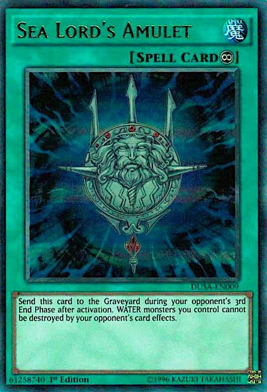 Sea Lord's Amulet [DUSA-EN009] - (Ultra Rare) 1st Edition