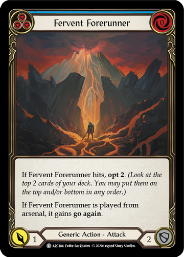 Fervent Forerunner (Blue) [ARC184] Unlimited Normal - Duel Kingdom