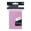 50ct Pro-Gloss Bright Pink Standard Deck Protectors-1