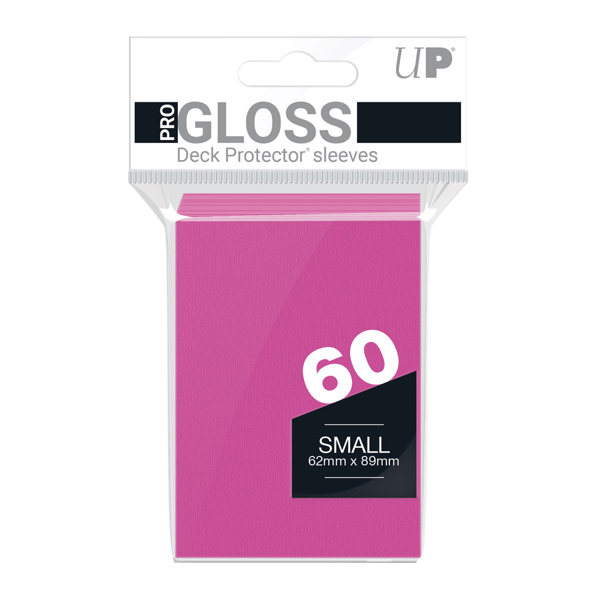 60ct Pro-Gloss Bright Pink Small Deck Protectors