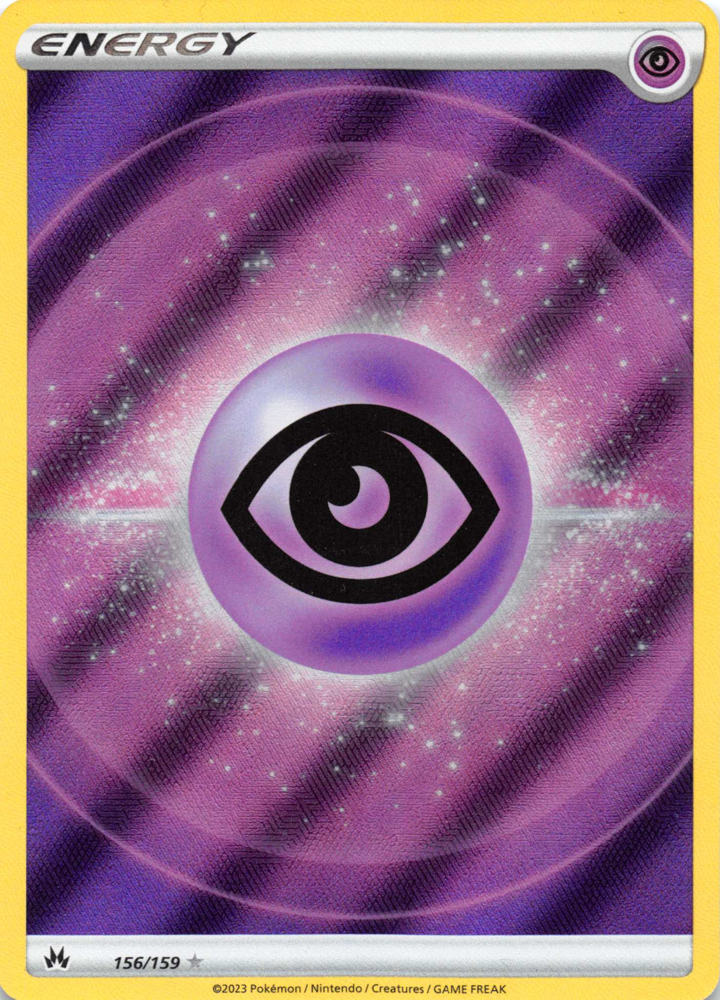 Psychic Energy (156/159) (Texture Full Art) [Sword & Shield: Crown Zenith]