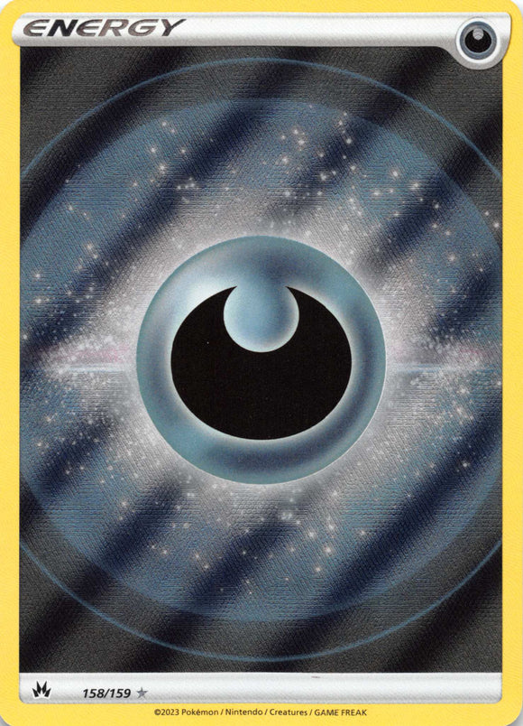 Darkness Energy (158/159) (Texture Full Art) [Sword & Shield: Crown Zenith]