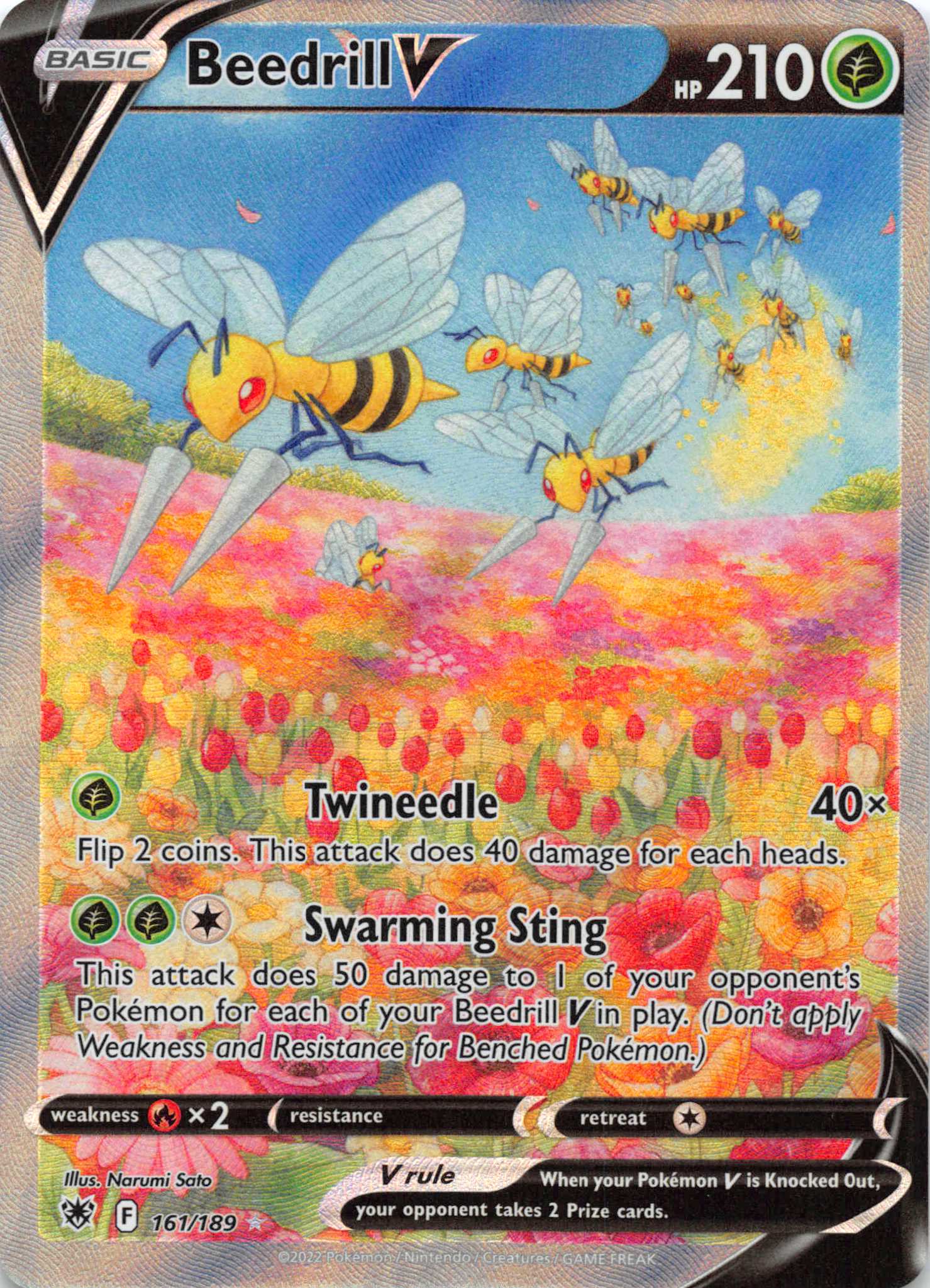 Beedrill V (161/189) [Sword & Shield: Astral Radiance]