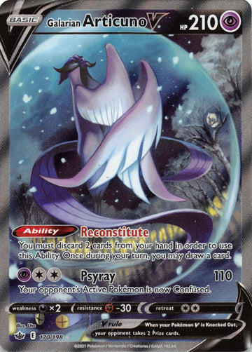 Galarian Articuno V (170/198) [Sword & Shield: Chilling Reign]