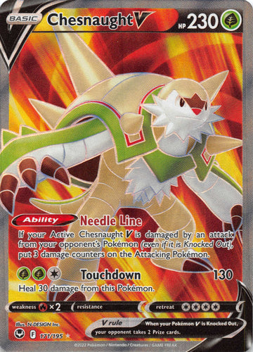 Chesnaught V (171/195) [Sword & Shield: Silver Tempest]
