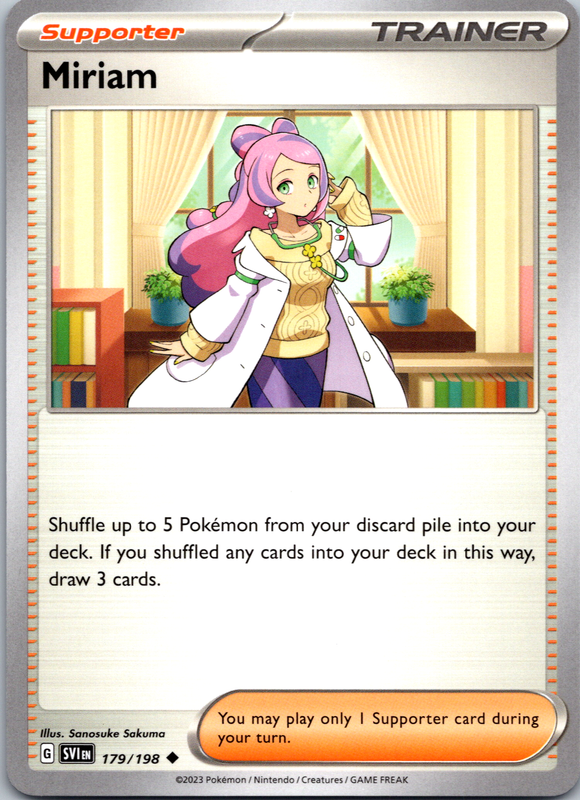 Miriam - 179/198 [179] - (SV01 Scarlet & Violet Base Set)