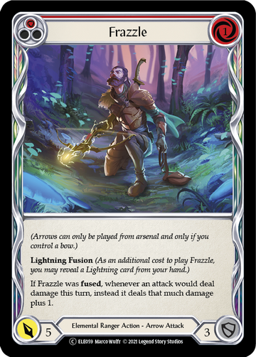 Frazzle (Red) [U-ELE059] Unlimited Normal - Duel Kingdom