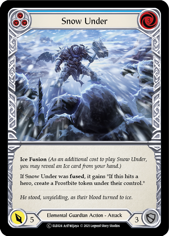 Snow Under (Blue) [U-ELE024] Unlimited Normal - Duel Kingdom
