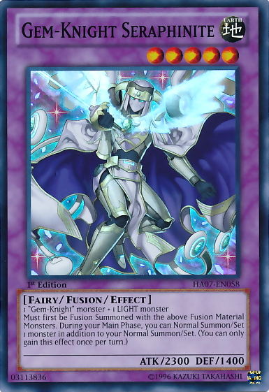 Gem-Knight Seraphinite [HA07-EN058] Super Rare - Duel Kingdom