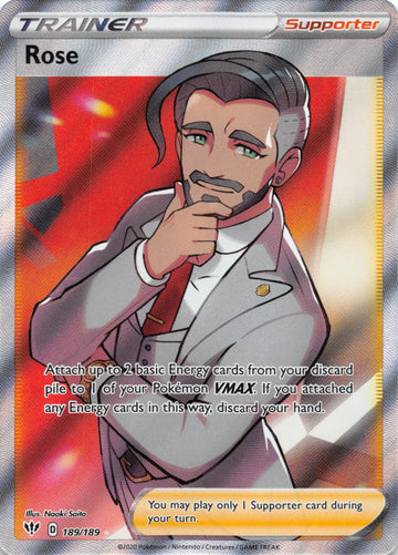 Rose (Full Art) (189/189) [SWSH03: Darkness Ablaze] - Duel Kingdom