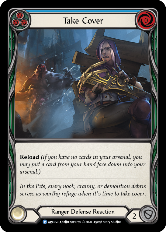 Take Cover (Blue) [ARC050] Unlimited Normal - Duel Kingdom