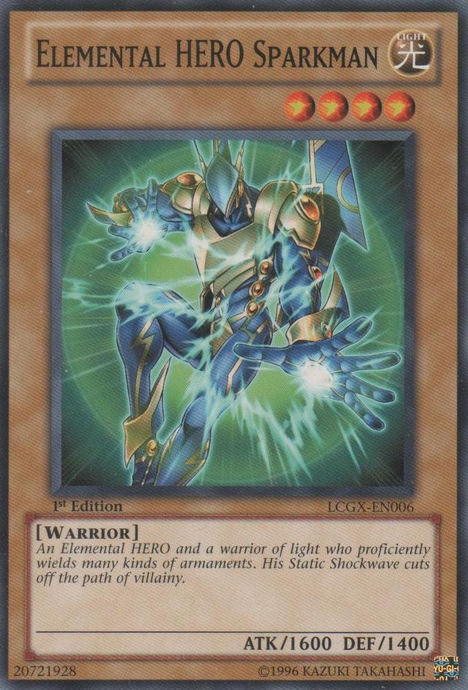 Elemental HERO Sparkman [LCGX-EN006] Common - Duel Kingdom