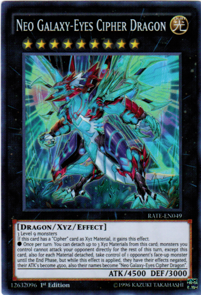 Neo Galaxy-Eyes Cipher Dragon [RATE-EN049] Super Rare - Duel Kingdom