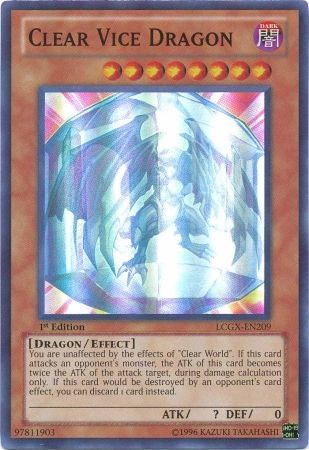 Clear Vice Dragon [LCGX-EN209] Super Rare - Duel Kingdom