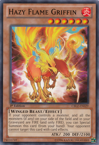 Hazy Flame Griffin [CBLZ-EN029] Common - Duel Kingdom