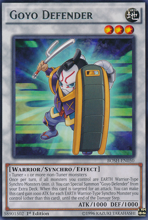 Goyo Defender [BOSH-EN050] Rare - Duel Kingdom