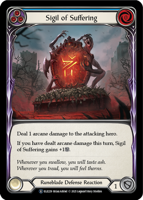 Sigil of Suffering (Blue) [U-ELE229] Unlimited Normal - Duel Kingdom