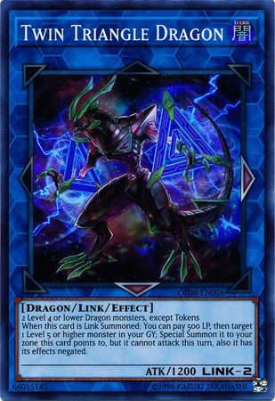 Twin Triangle Dragon [OP08-EN006] Super Rare - Duel Kingdom