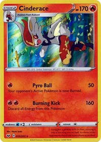 Cinderace (035) (035/202) [SWSH01: Sword & Shield Base Set] - Duel Kingdom