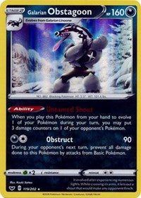 Galarian Obstagoon (119/202) [SWSH01: Sword & Shield Base Set] - Duel Kingdom
