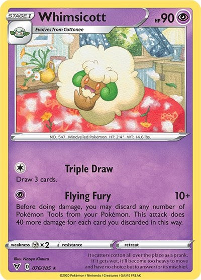 Whimsicott  [076/185] [SWSH04: Vivid Voltage] - Duel Kingdom