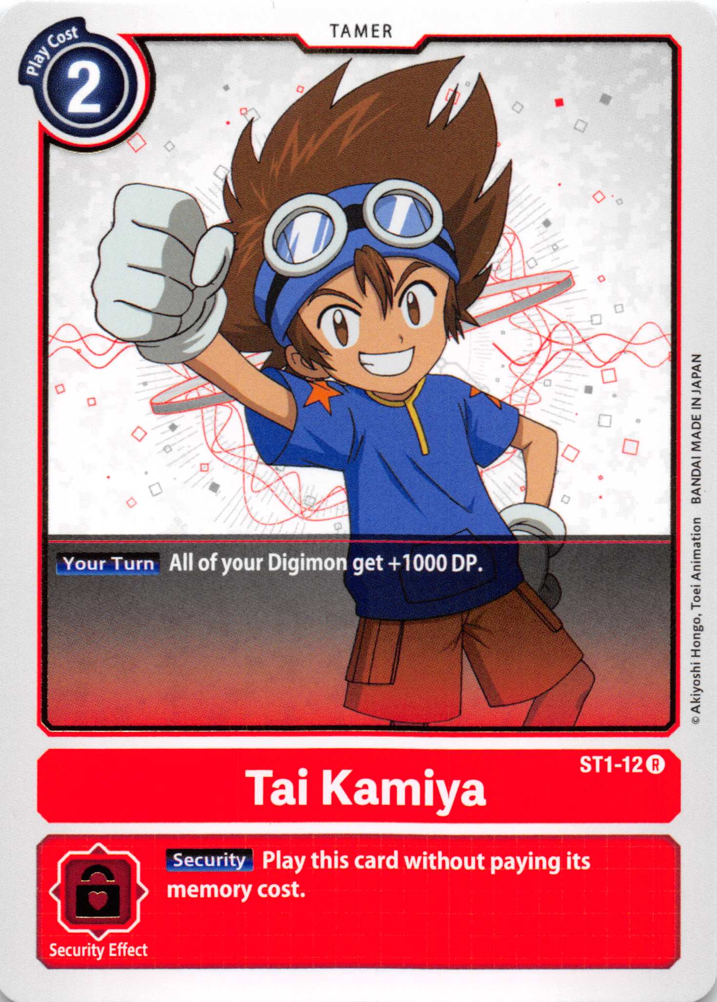 Tai Kamiya [ST1-12] [Starter Deck 01: Gaia Red] Normal