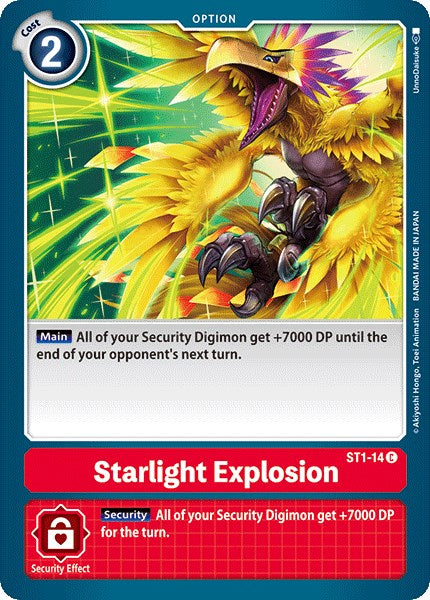 Starlight Explosion [ST1-14] [Starter Deck 01: Gaia Red] Normal