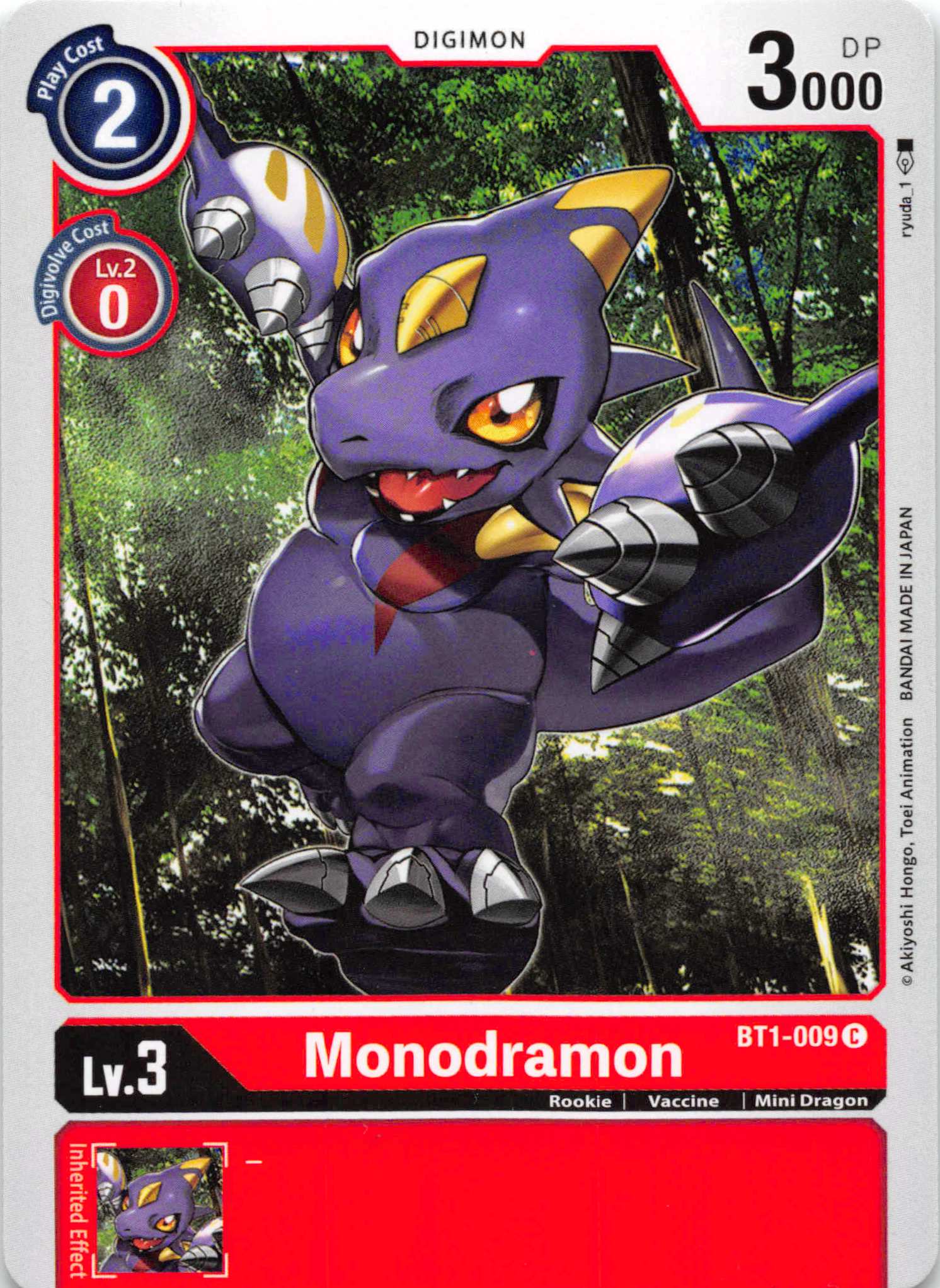 Monodramon [BT1-009] [Release Special Booster] Normal