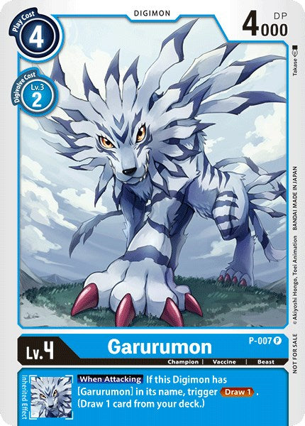 Garurumon - P-007 [P-007] [Digimon Promotion Cards] Foil