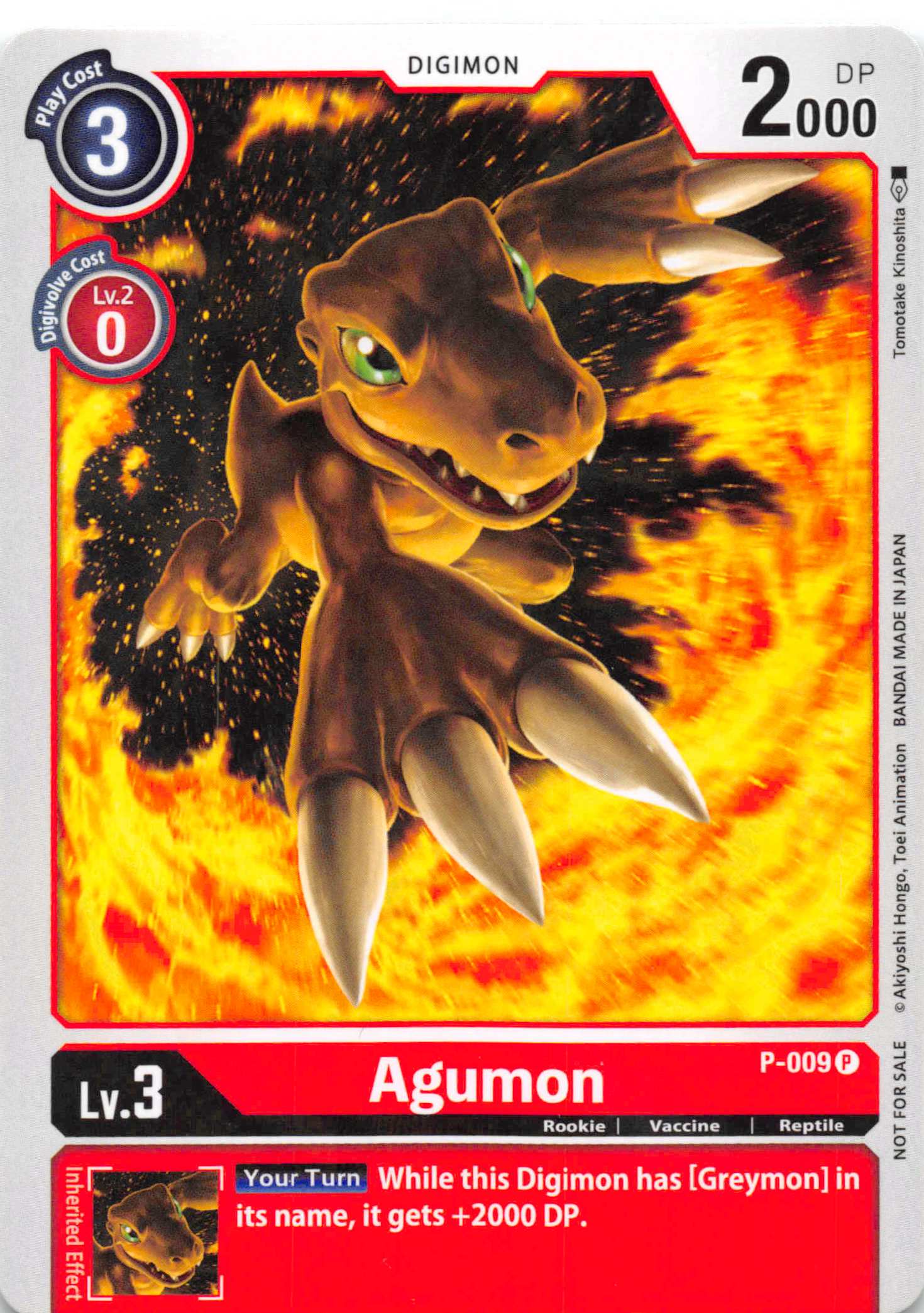Agumon - P-009 [P-009] [Digimon Promotion Cards] Foil