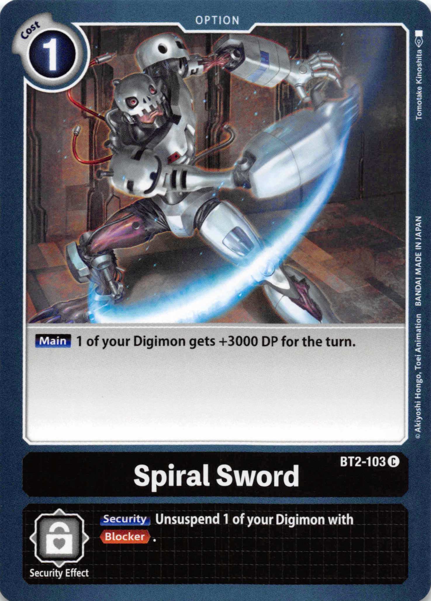 Spiral Sword [BT2-103] [Release Special Booster] Normal