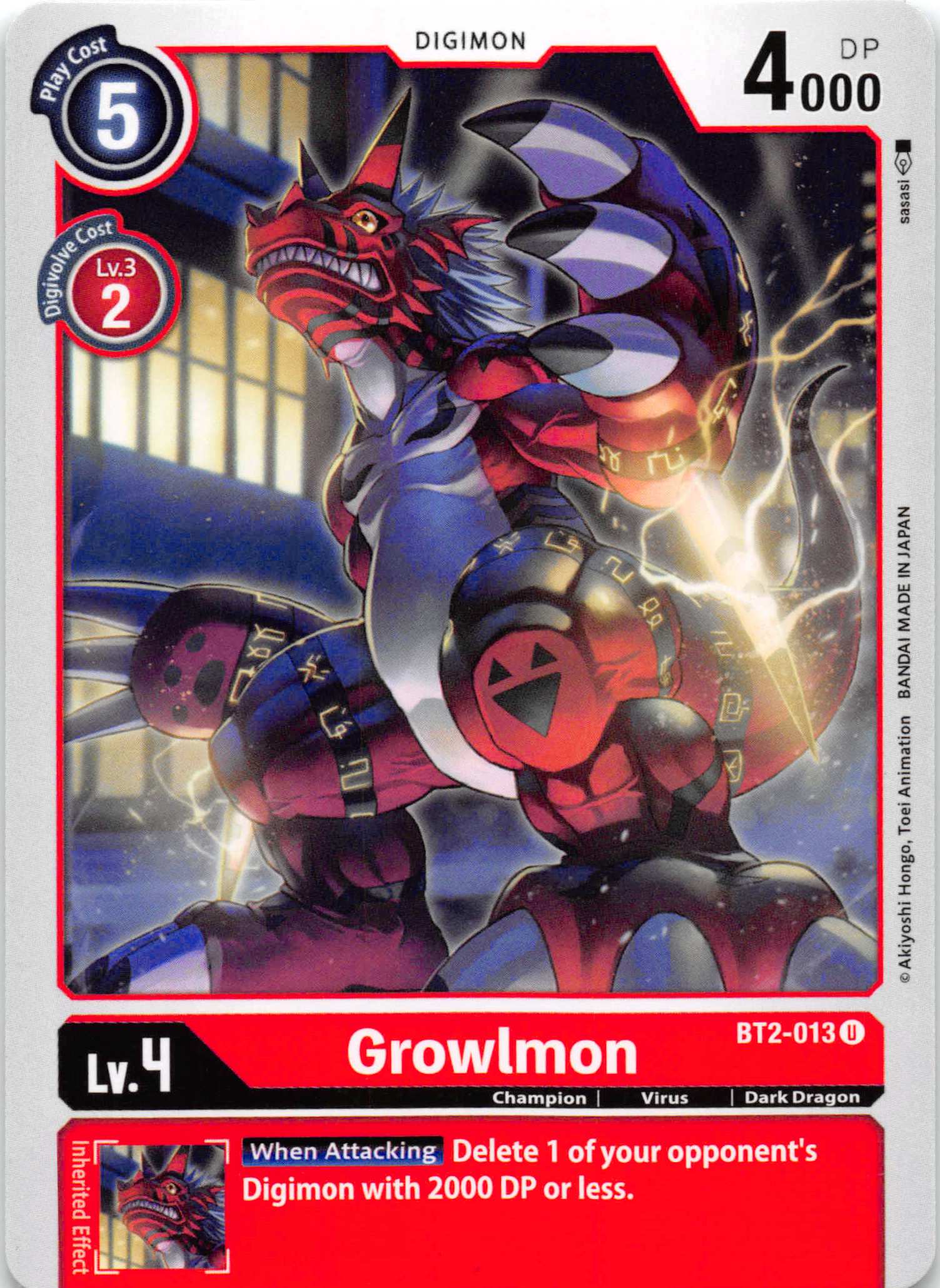 Growlmon [BT2-013] [Release Special Booster] Normal