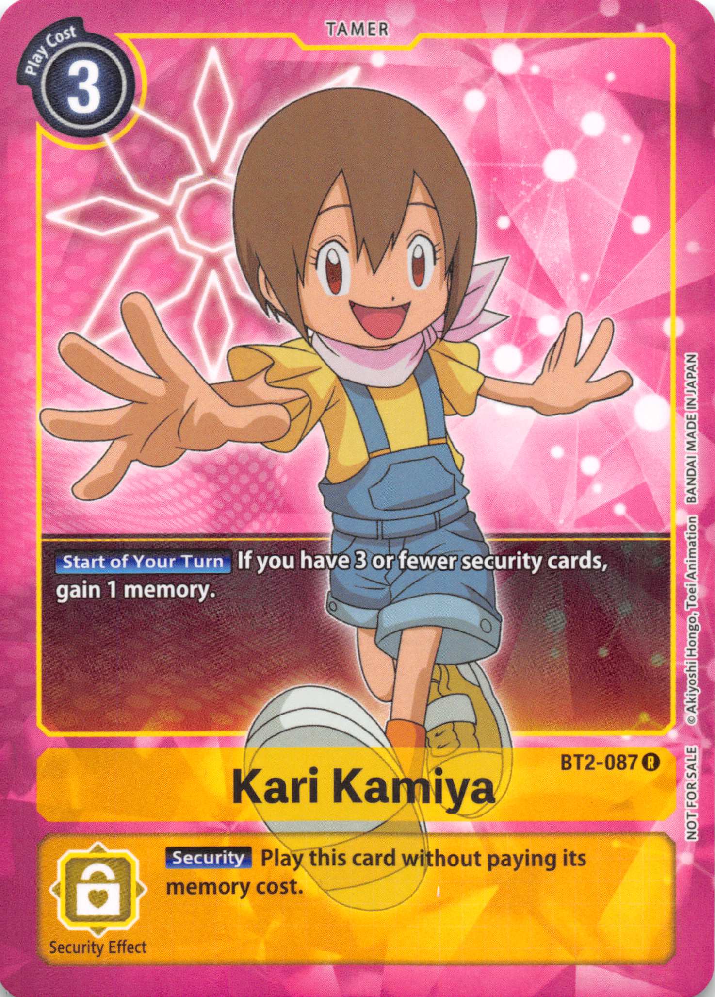 Kari Kamiya (Box Topper) [BT2-087] [Release Special Booster] Foil