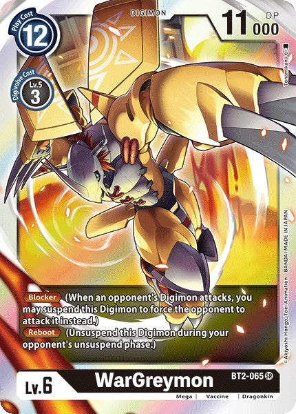 WarGreymon - BT2-065 [BT2-065] [Release Special Booster] Foil