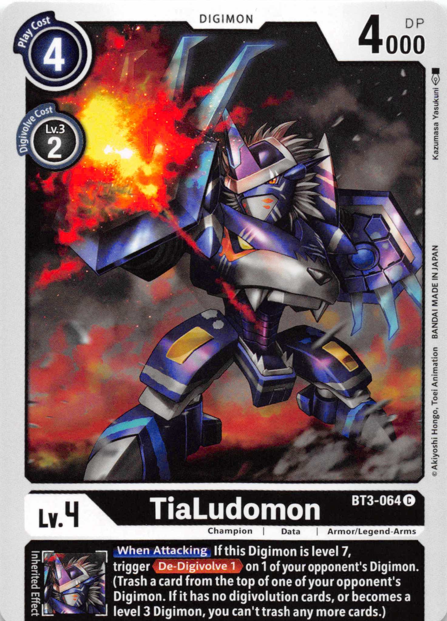 TiaLudomon [BT3-064] [Release Special Booster] Normal