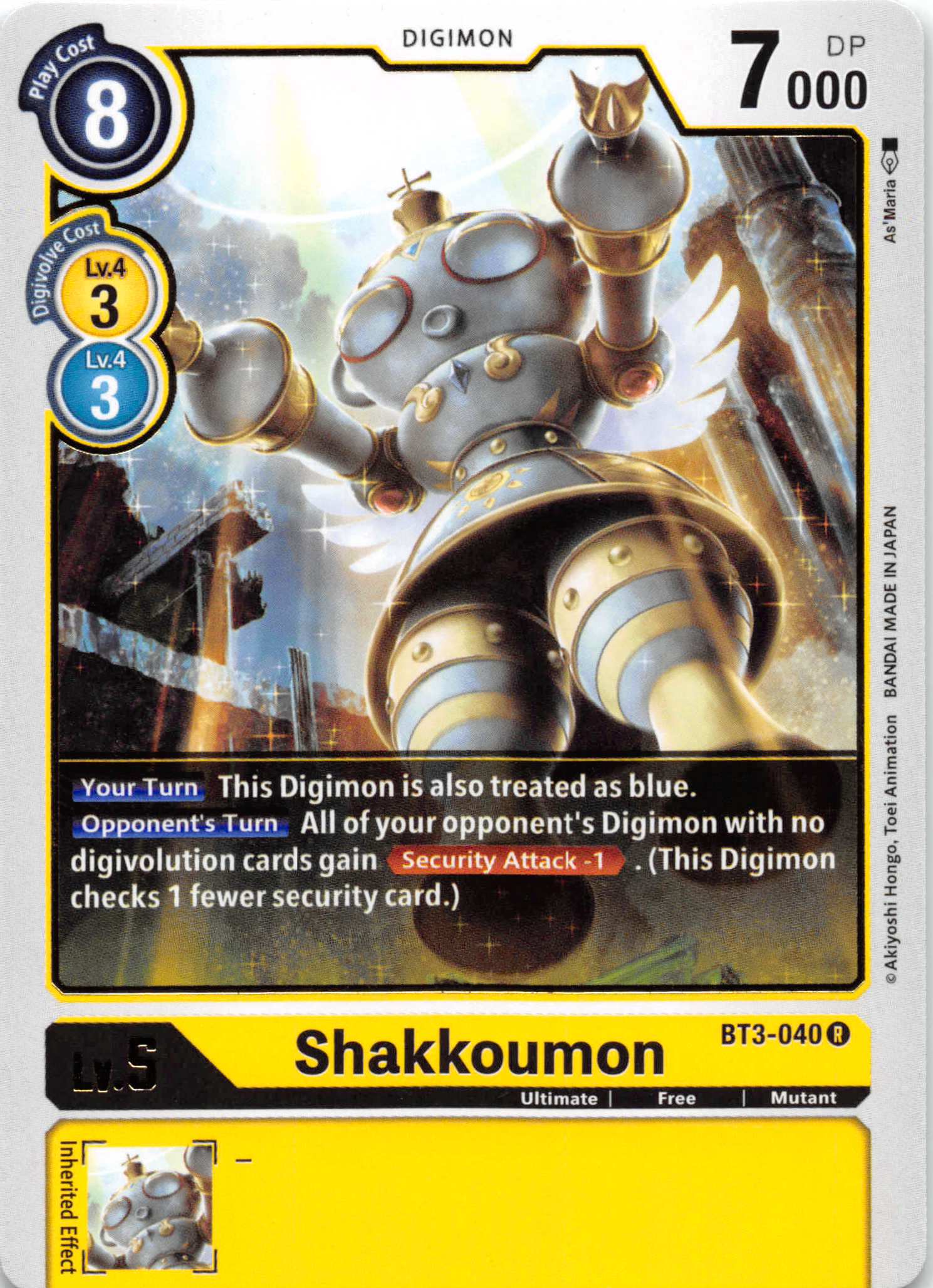 Shakkoumon [BT3-040] [Release Special Booster] Normal