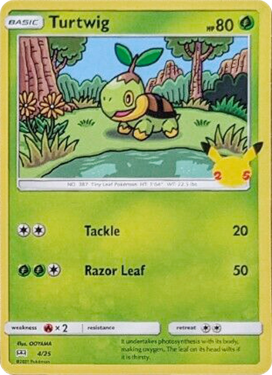 Turtwig [4/25] - McDonalds Collection 2021