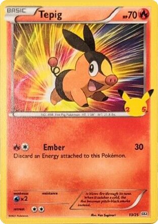 Tepig [13/25] - McDonalds Collection 2021