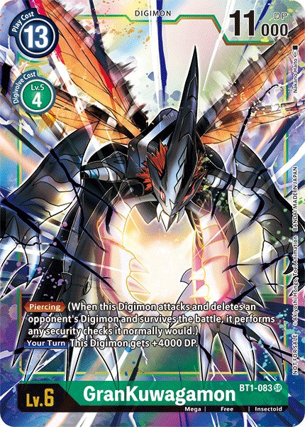 GranKuwagamon - BT1-083 (Dash Pack Ver. 1.5) [BT1-083] [Release Special Booster] Foil