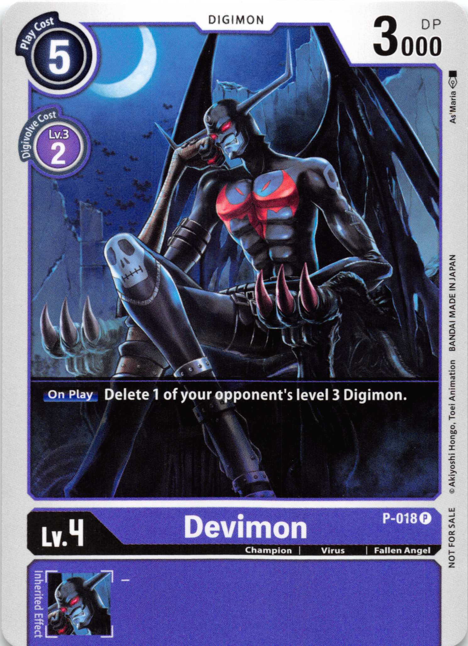 Devimon - P-018 [P-018] [Digimon Promotion Cards] Normal