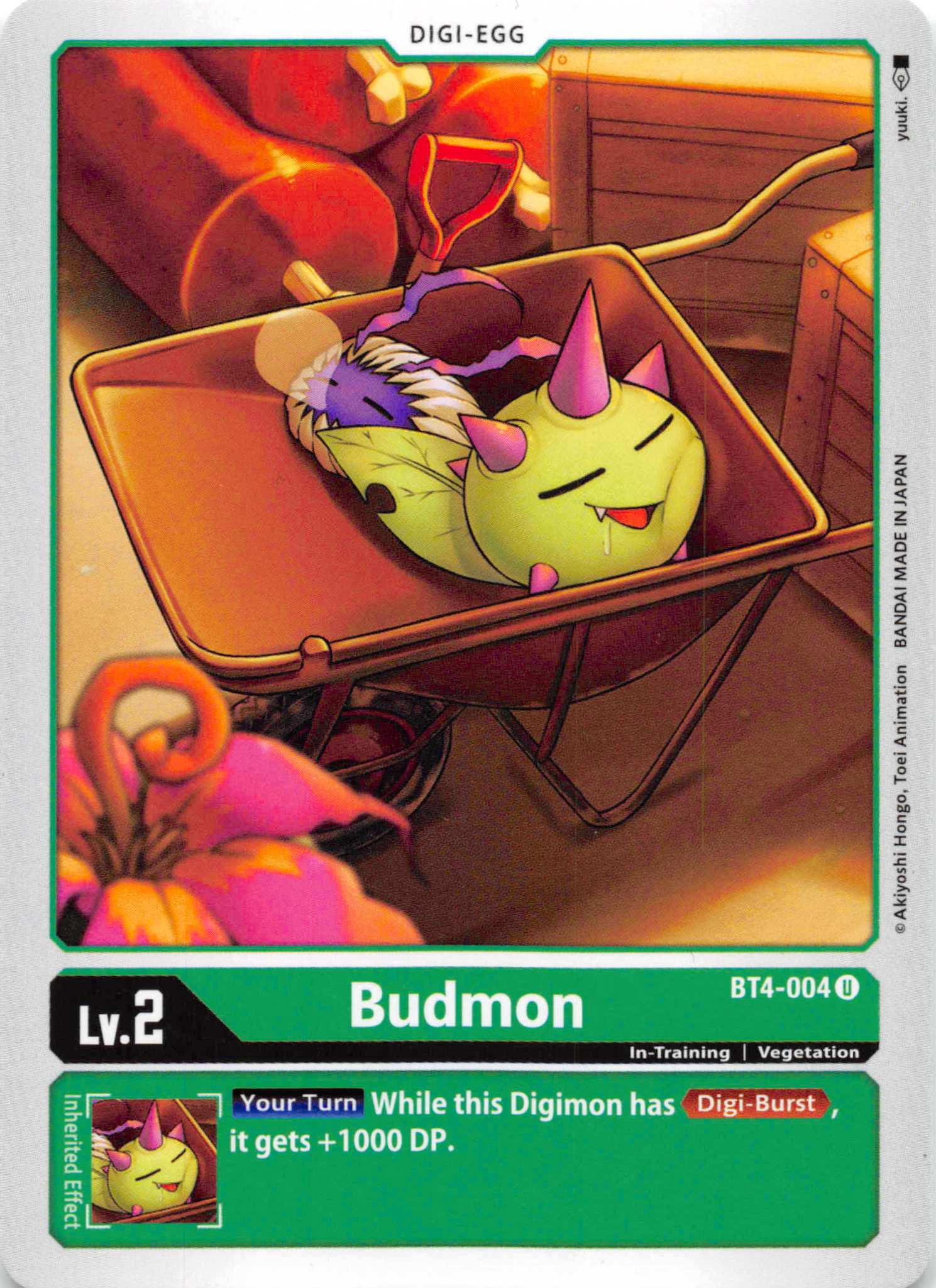 Budmon [BT4-004] [Great Legend] Normal