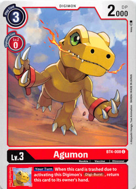 Agumon [BT4-008] [Great Legend] Normal