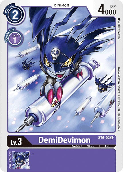 DemiDevimon [ST6-02] [Starter Deck 06: Venomous Violet] Normal