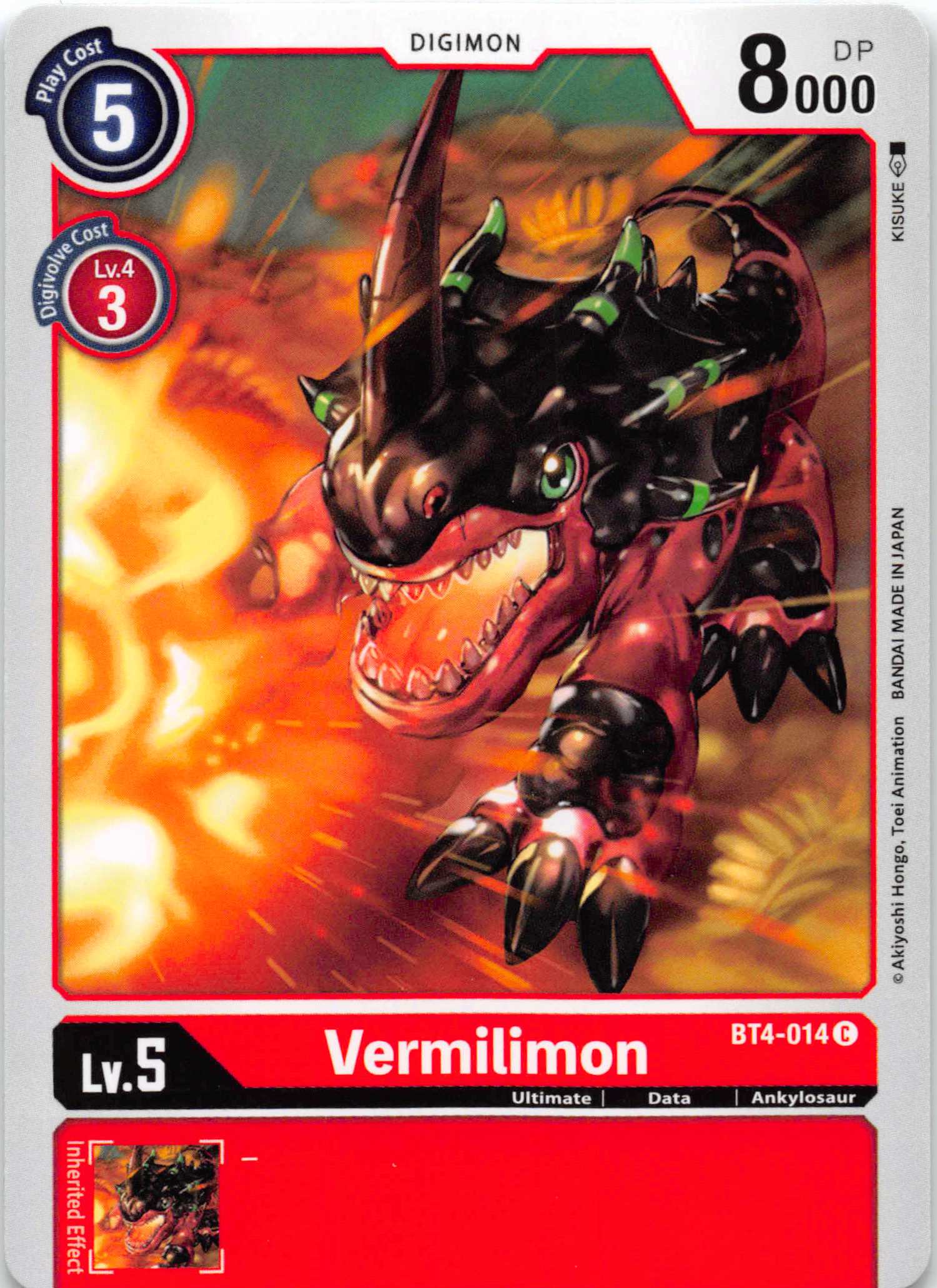 Vermilimon [BT4-014] [Great Legend] Normal