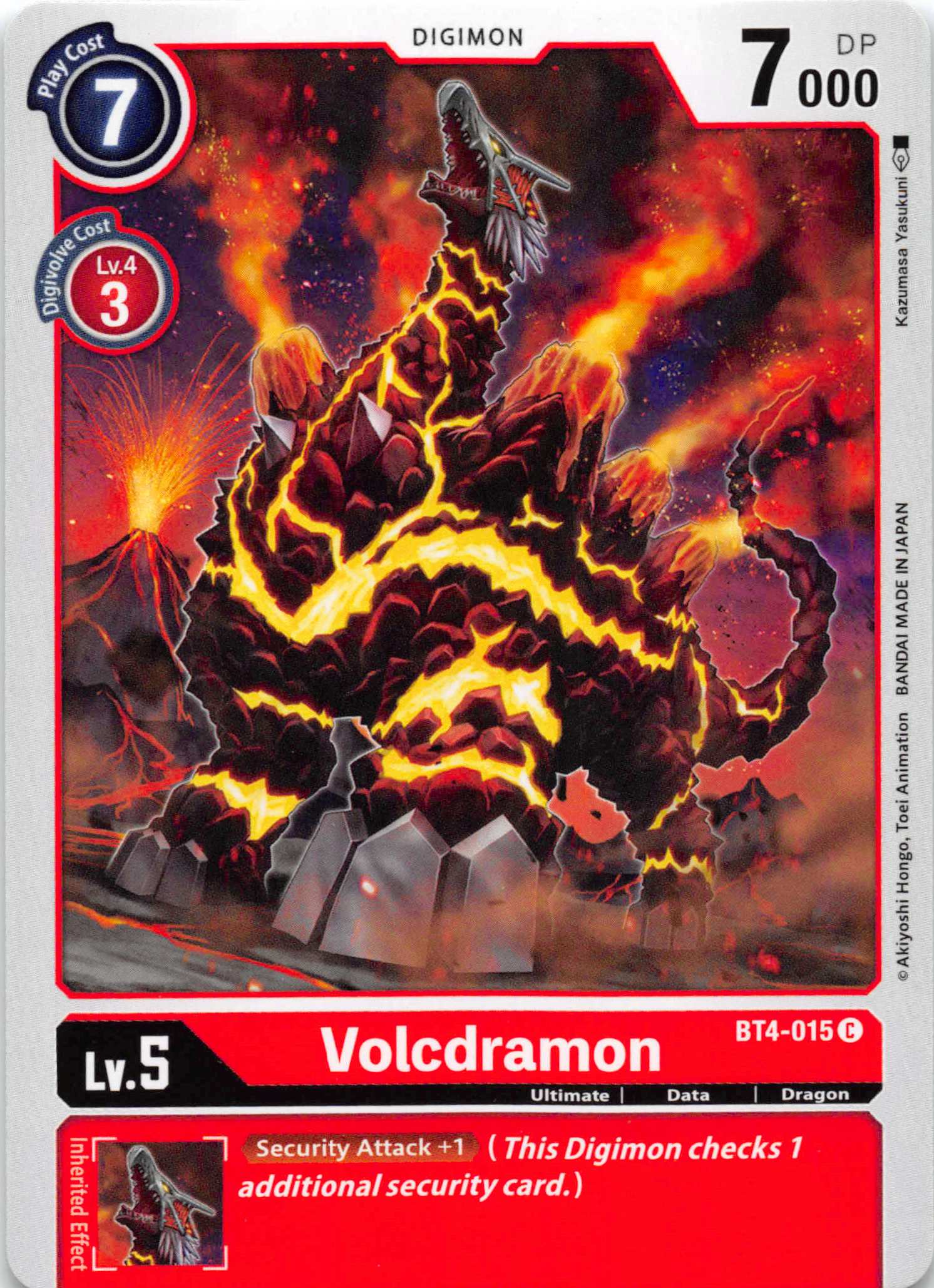 Volcdramon [BT4-015] [Great Legend] Normal